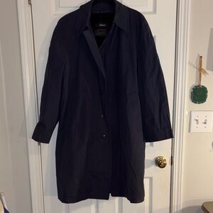 Classic London Fog Black Women's Coat with zippered lining!